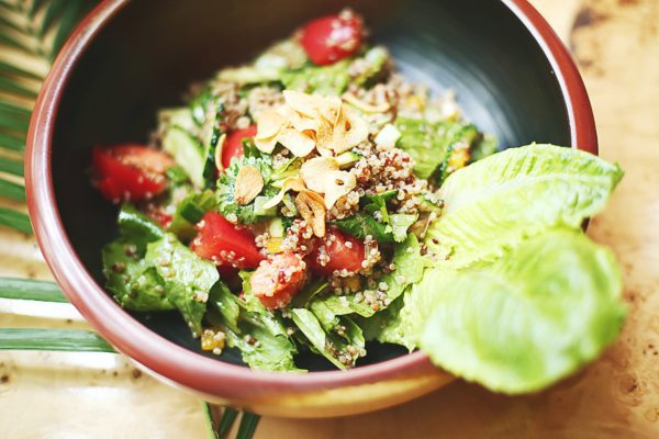 fresh salad for dining service example